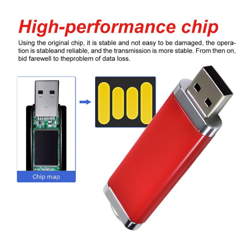 Пластиковый USB 2.0 флэш-накопитель Pendrive Memory Stick