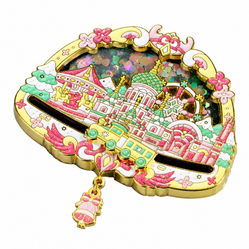 Изготовленные на заказ магниты на холодильник из жидкого металла с зыбучим песком