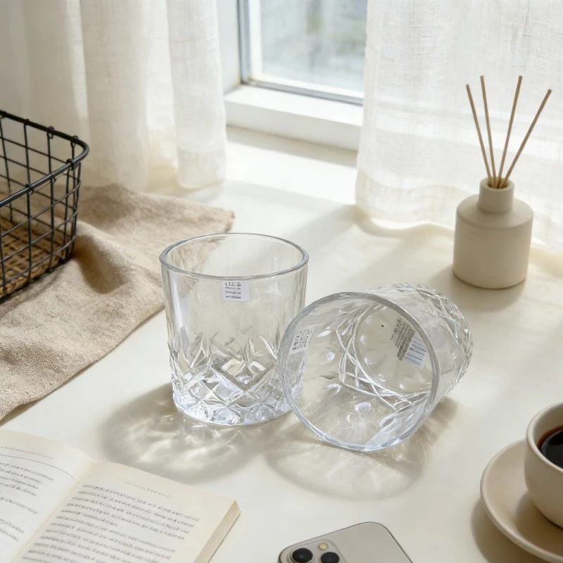 Glass Crystal Whiskey Tumblers
