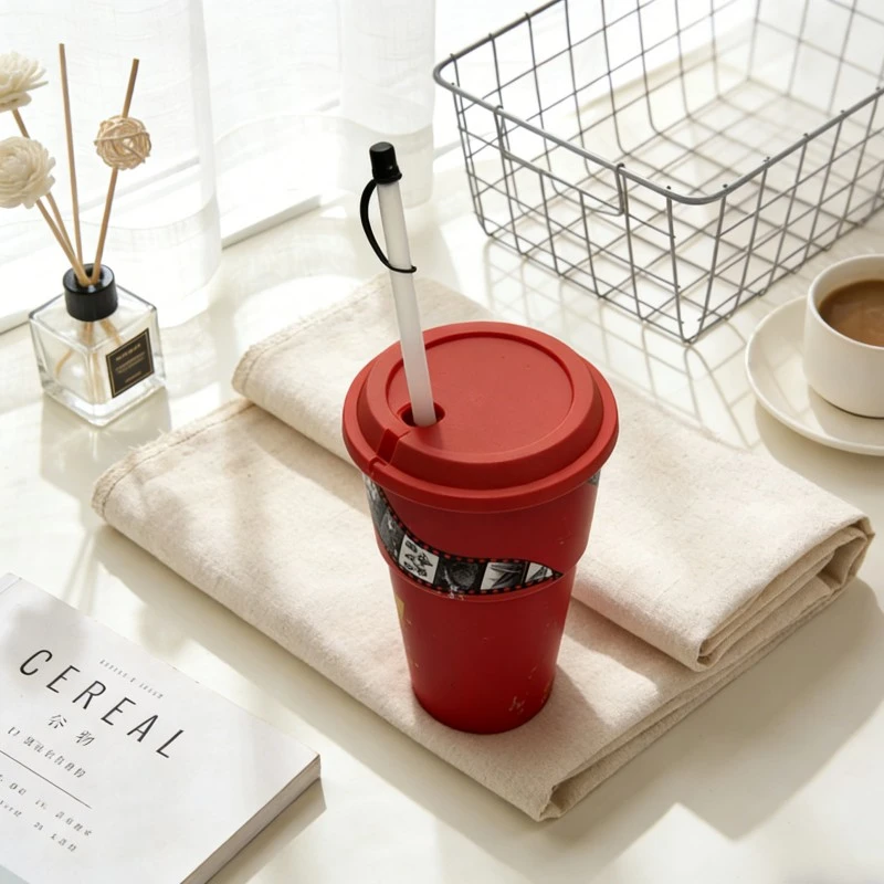 Custom Printed Commemorative Plastic Straw Cups