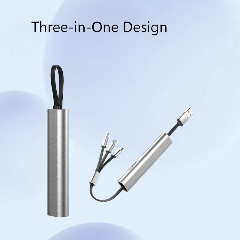 Выдвижной мульти-USB-кабель для зарядки 3 в 1